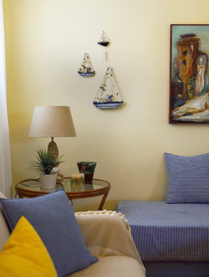 Sani Beach Villa Bagian luar foto