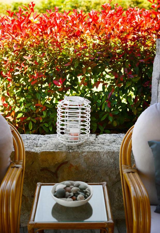 Sani Beach Villa Bagian luar foto